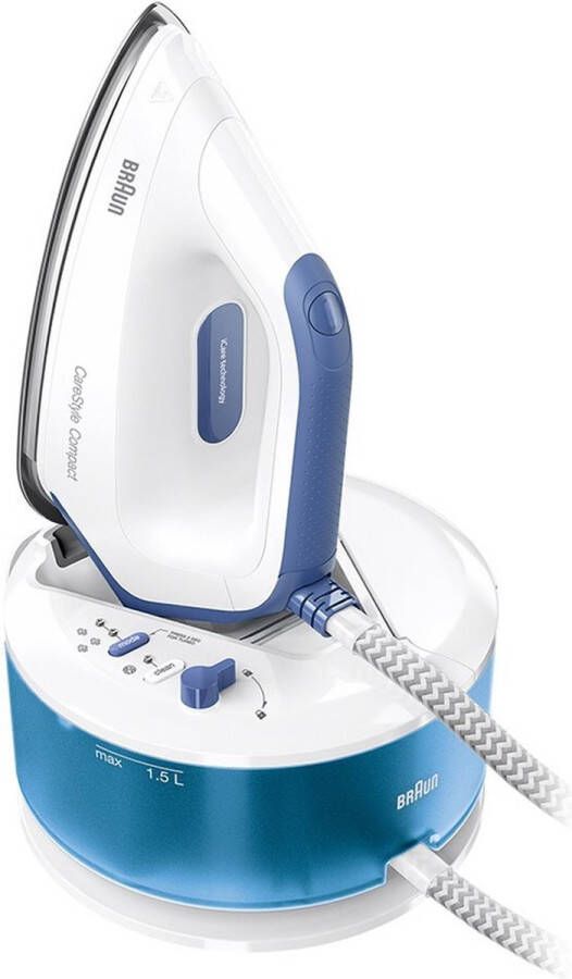 Braun IS2143BL CareStyle Compact Stoomgenerator Wit Blauw