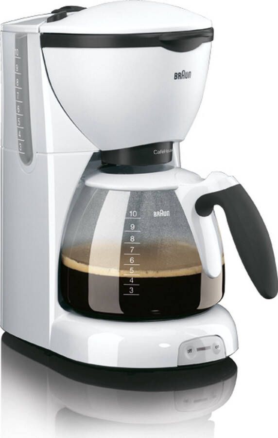 Braun Café House PurAroma Plus KF 520 1 WH Filter-koffiezetapparaat- Wit