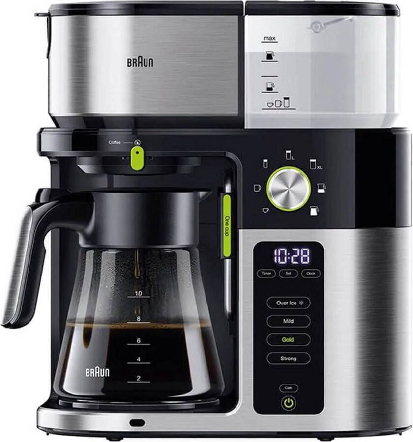 Braun Domestic Home Braun KF 9050 BK MultiServe koffiezetapparaat