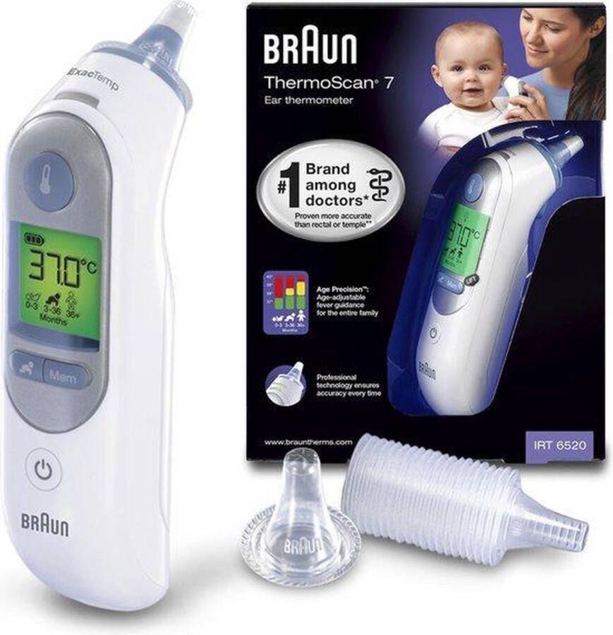 Braun Thermoscan 7 Age Precision Thermometer Thermoscan 7 Age Precision Thermometer