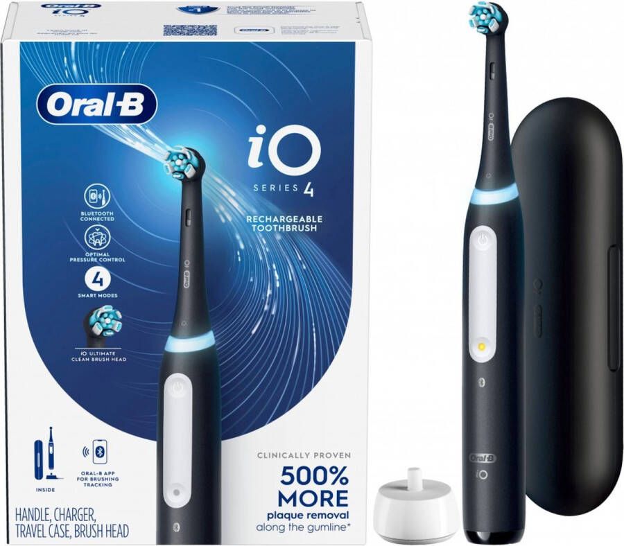 Oral B Braun Oral-B iO 4 Elektrische Tandenborstel Zwart