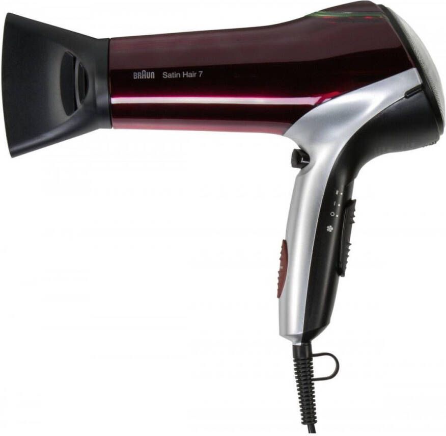 Braun Satin Hair 7 Color Shaver BRHD770E Föhn 2200W Coolshot Haardroger inclusief diffuser