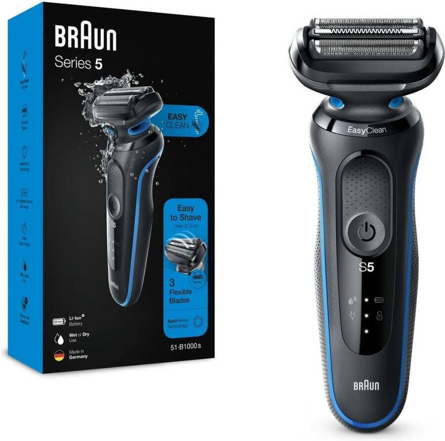 Braun Handmatig scheermesje 5 51-B1000s Blauw