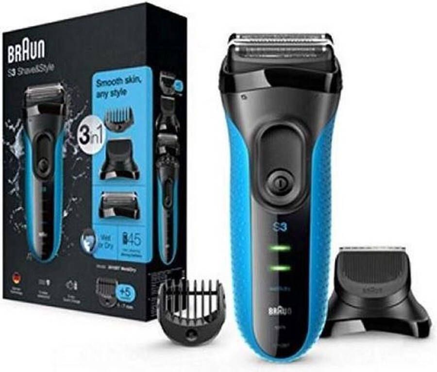 Braun Series 3 Shave&Style 3010BT Elektrisch Scheerapparaat Mannen