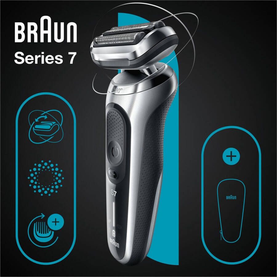 Braun Series 7 71-S1000s Scheerapparaat met scheerblad Zilver