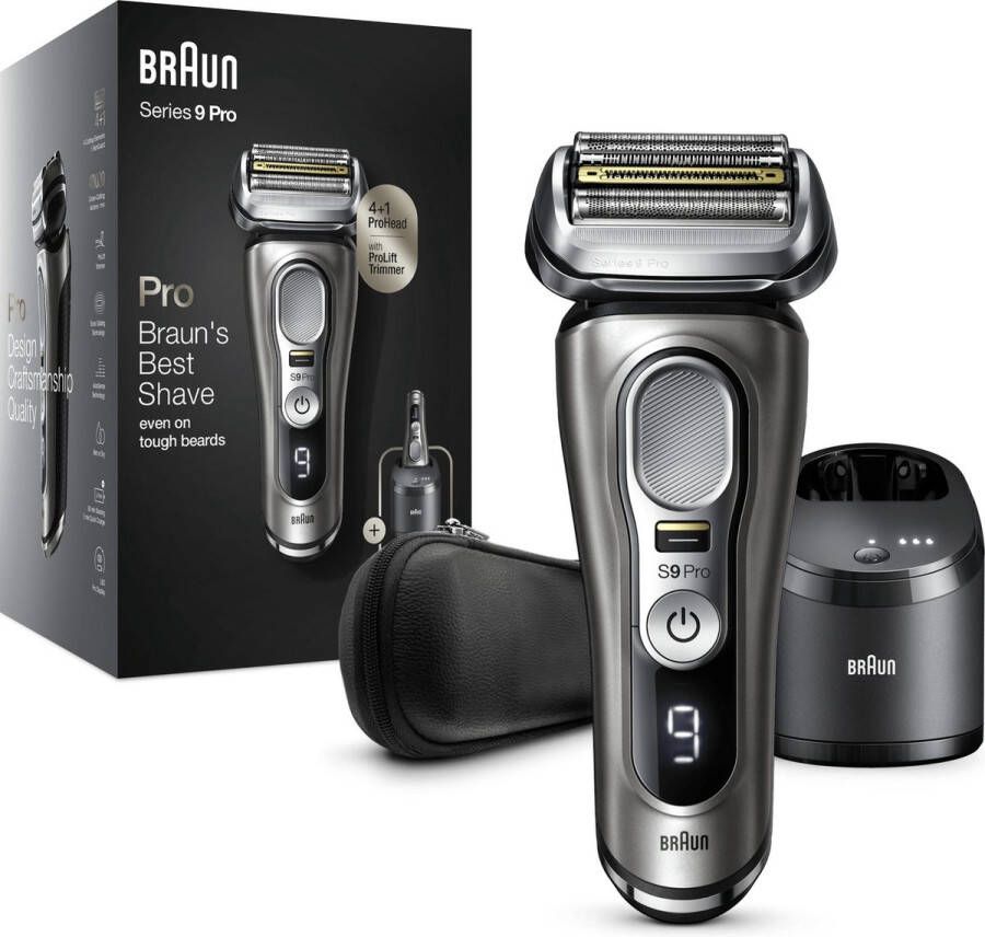 Braun Series 9 Pro 9465cc Elektrisch Scheerapparaat Mannen met Reinigingsstation Wet & Dry scheerapparaten