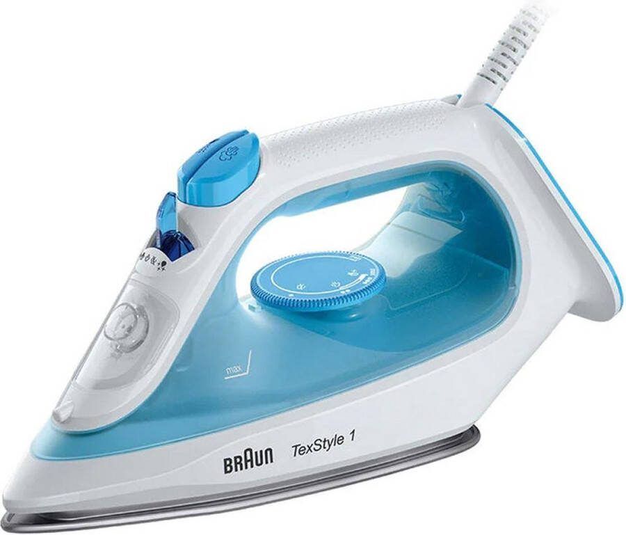 Braun SI 1050 BL TexStyle 1 Stoomstrijkijzer 2000W Blauw Wit