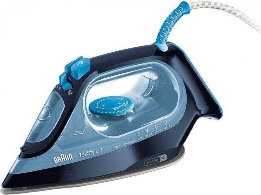 Braun TexStyle 3 SI 3050 Blauw | Strijkijzers | 8021098270641