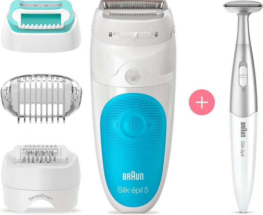 Braun Silk-épil 5-810 epilator Wit Turquoise