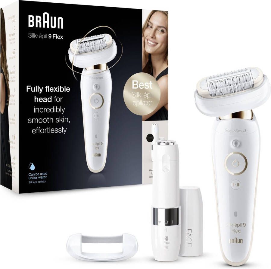 Braun Silk-épil 9 Flex 9005 40 pincetten Goud Wit