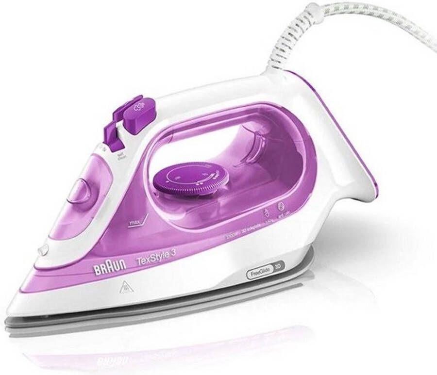 Braun Stoomstrijkijzer TexStyle 3 SI 3030 PU Anti-kalk-systeem - Foto 4