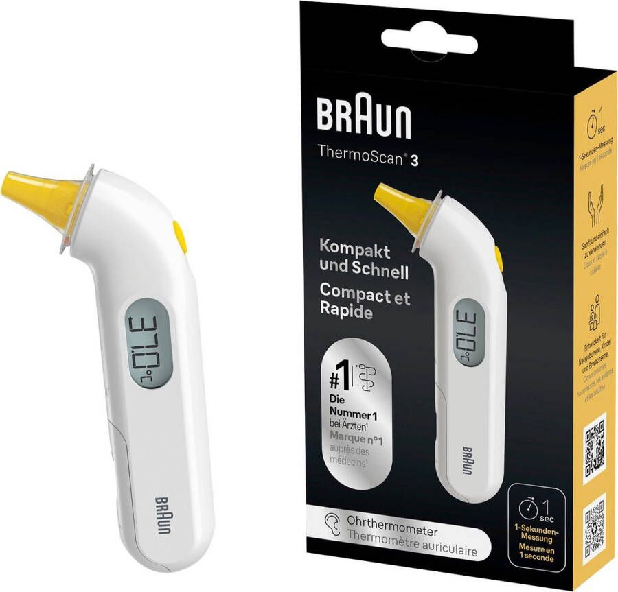 Braun ThermoScan 3 Lichaamsthermometer