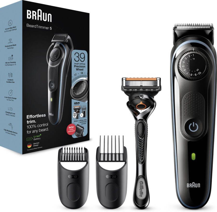 Braun BT5340 Baardtrimmer Zwart