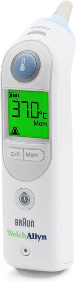 Braun Welch Allyn Thermoscan Pro 6000 Oorthermometer Meting tijd: 2 – 3 seconden