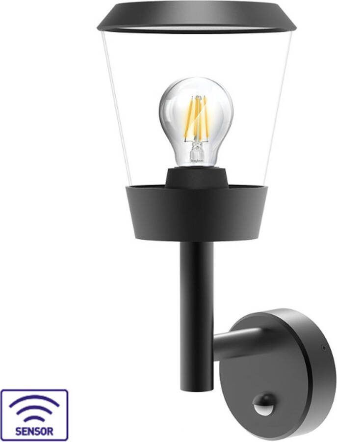 BRAYTRON Paris LED Tuinlamp Buiten Zwart Wandlamp 1xE27 IP54