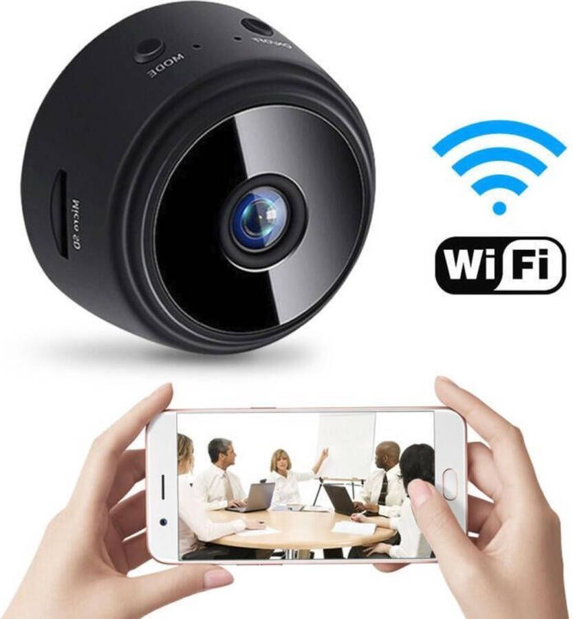 Brazzy Spy Camera met Wifi App Full HD 1080p exclusief 32 GB SD kaart Dashcam Beveiligings Camera Verborgen Camera Spycam – Mini Camera – Mini Camera Spy – Spionage Camera
