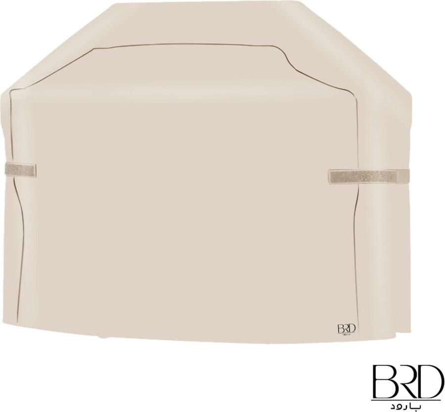 BRD Outdoor BBQ Hoes Beige maat S 145x61x117cm inclusief opbergtas met ritsafsluiting Afdekhoes Beschermhoes Barbecue Cover Waterdicht Zonwerend