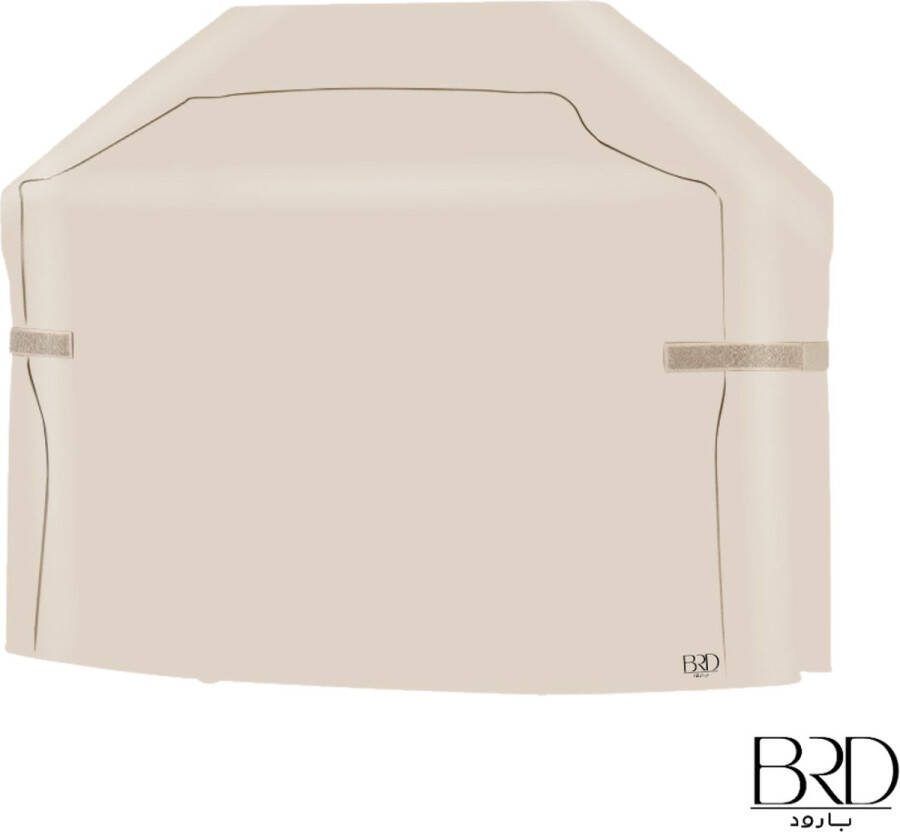 BRD Outdoor BBQ Hoes Beige maat L 183x66x130cm inclusief opbergtas met ritsafsluiting Afdekhoes Beschermhoes Barbecue Cover Waterdicht Zonwerend