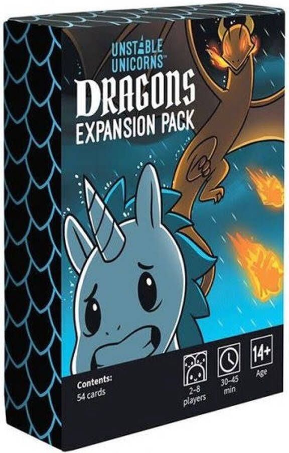 Breaking Games Unstable Unicorns Dragons Expansion Engelstalig Kaartspel