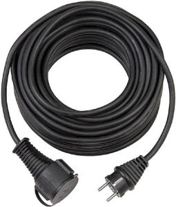 Brennenstuhl BREMAXXÂ Verlengkabel (Verlengsnoer 10m kabel in zwart voor kortstondig gebruik buitenshuis IP44 bruikbaar tot -35 Â°C olie- en UV-bestendig)