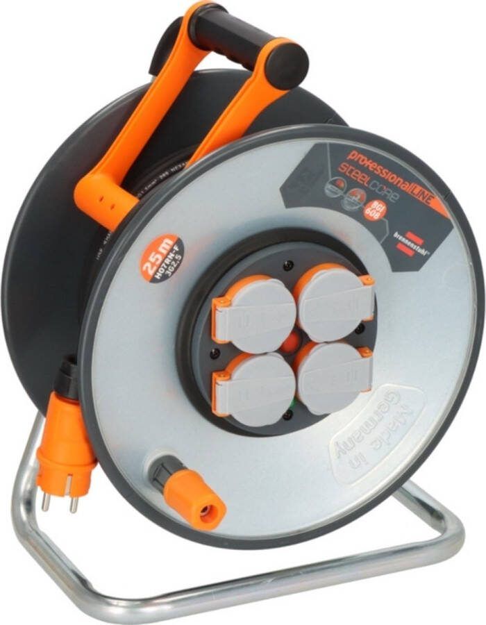 Brennenstuhl professionalLine SteelCore Kabelhaspel SC 2200 IP44 25m 9192250100