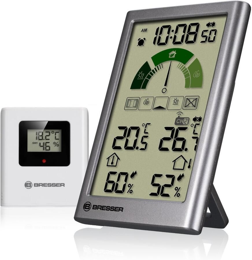 Bresser Weerstation VentAir V Thermo-Hygrometer Ventilatieadvies