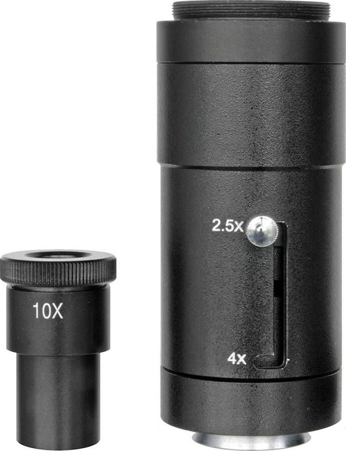 Bresser Fotoadapter Science 2.5x 4x Staal 11 5 Cm Zwart