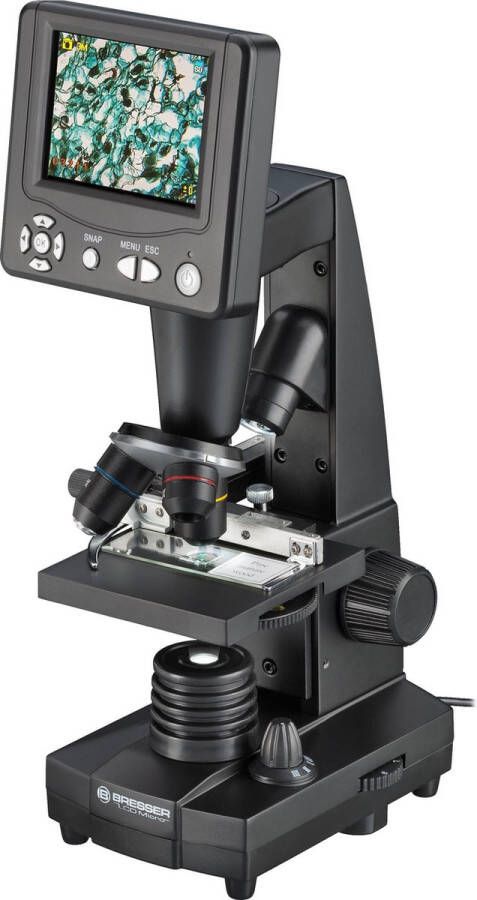 Bresser LCD Microscoop 3.5 Inch 50x 500x Vergroting 2000x Digitale Vergroting 5MP