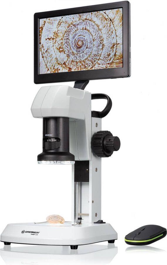 Bresser Microscoop Analyth LCD Digitaal Met Ringlicht en Grof- en Fijninstelling