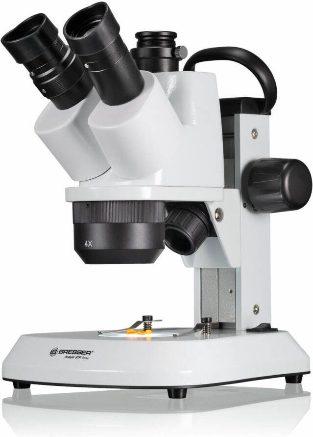 Bresser Microscoop Analyth STR Trino 10x tot 40x Vergroting Op- en Doorzichtmicroscoop
