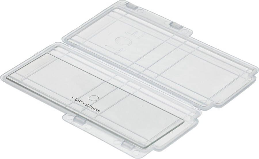 Bresser Microscoopaccessoire Objectglas 1 100 schaalverdeling 0 01 mm