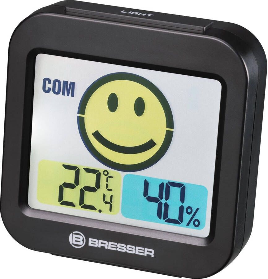 Bresser Weerstation Thermo- en hygrometer Temeo Smile Zwart