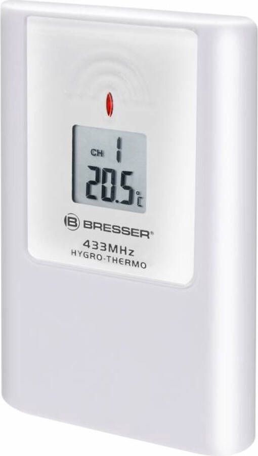 Bresser Thermo- en Hygrosensor Voor Binnen en Buiten Compatible met Weerstations