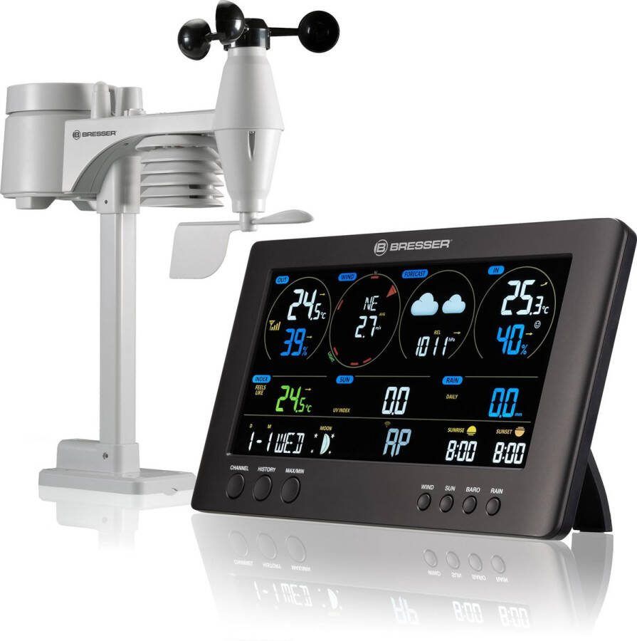 Bresser Weerstation 7-in-1 Incl. WIFI Windmeter en Barometer