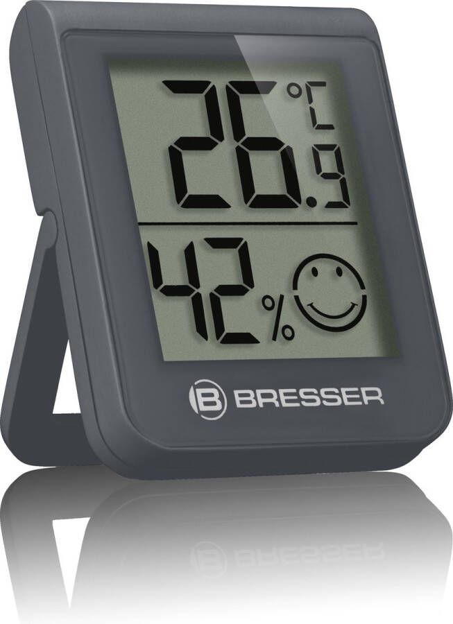 Bresser Weerstation HumiTemp Thermo Hygrometer Grijs