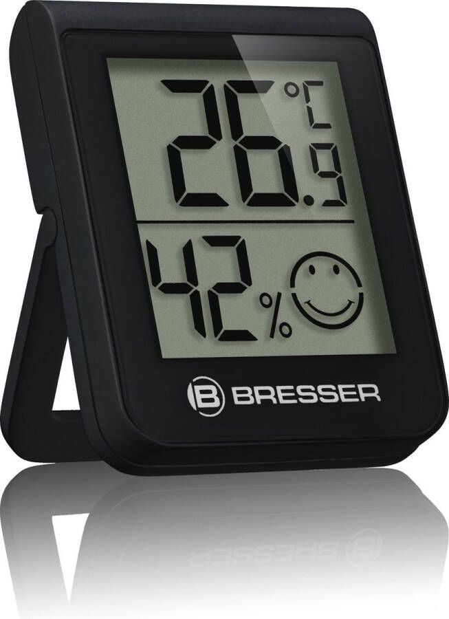 Bresser Weerstation HumiTemp Thermo Hygrometer Zwart