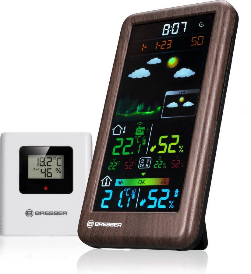 Bresser Weerstation Neomeo V Draadloos Comfortindicator Voor Binnen en Buiten