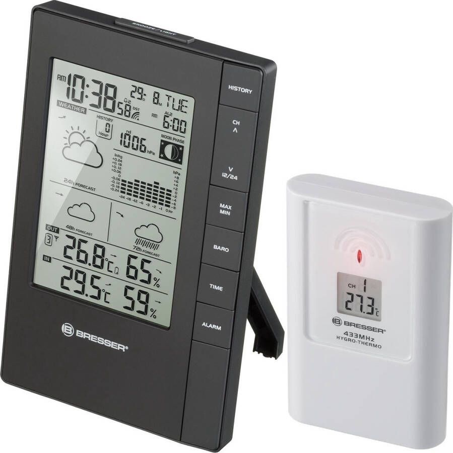 Bresser TemeoTrend Weerstation FSX voor Binnen & Buiten incl. Barometer