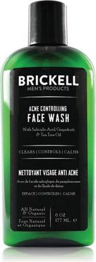 Brickell Men's Acne Controlling Face Wash 177 ml