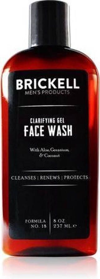 Brickell Clarifying Gel Face Wash 237 ml.