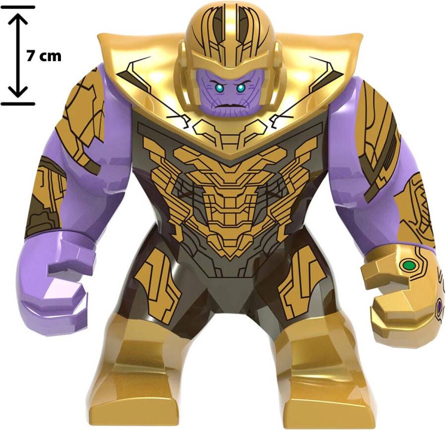 BrickToyShop Thanos met dubbelzijdig zwaard actiefiguur Compatibel met grote merken