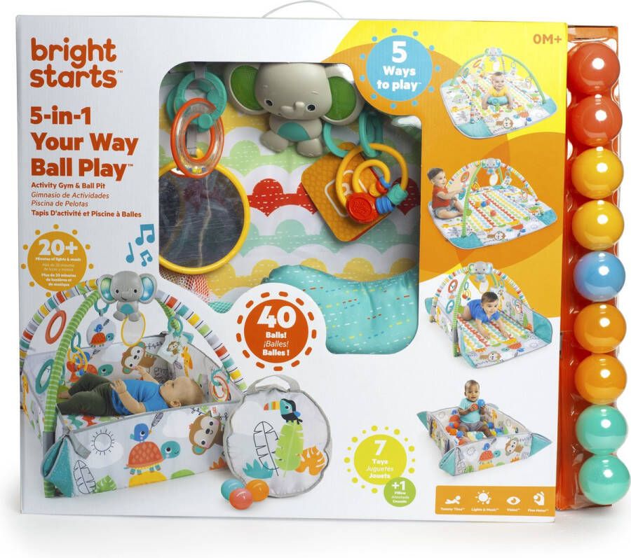 Bright starts Baby Speelmat Jouw Weg Ballen Speelgym & Ballenkuil 7 Speelgoed