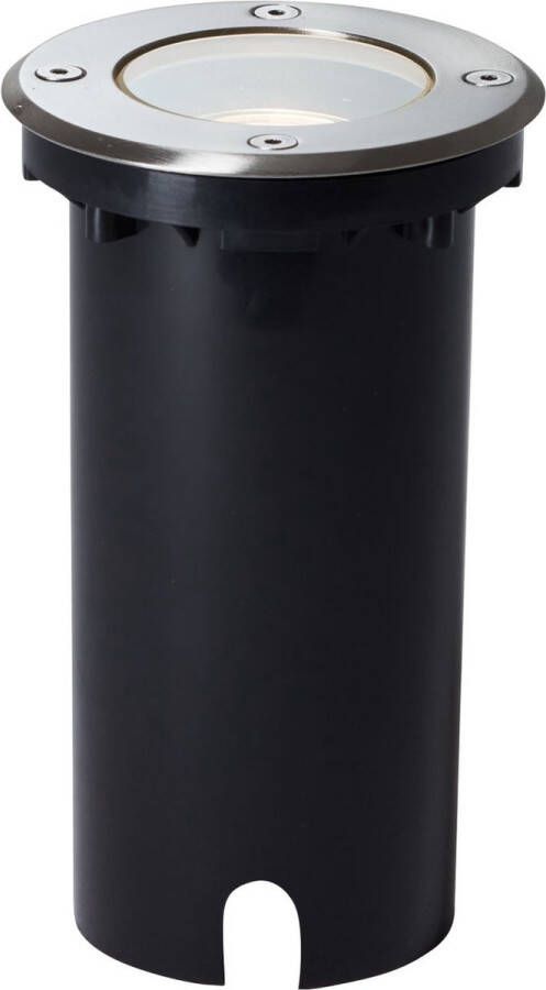 Brilliant Brillant Itch buiten grondspot 11x11cm RVS 1x PAR51 GU10 20W geschikt voor reflectorlampen (niet meegeleverd)