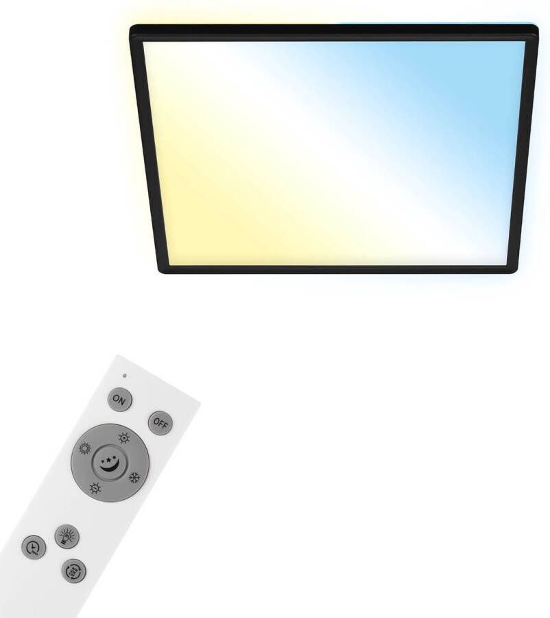 Briloner Leuchten SLIM S LED Panel 7060- 015 22W 3000 lm instelbare kleurtemperatuur dimbaar nachtlichtfunctie timerfunctie geheugenfunctie achtergrondverlichtingseffect Amazon Echo en Google Home IP20 20.000 uur 42