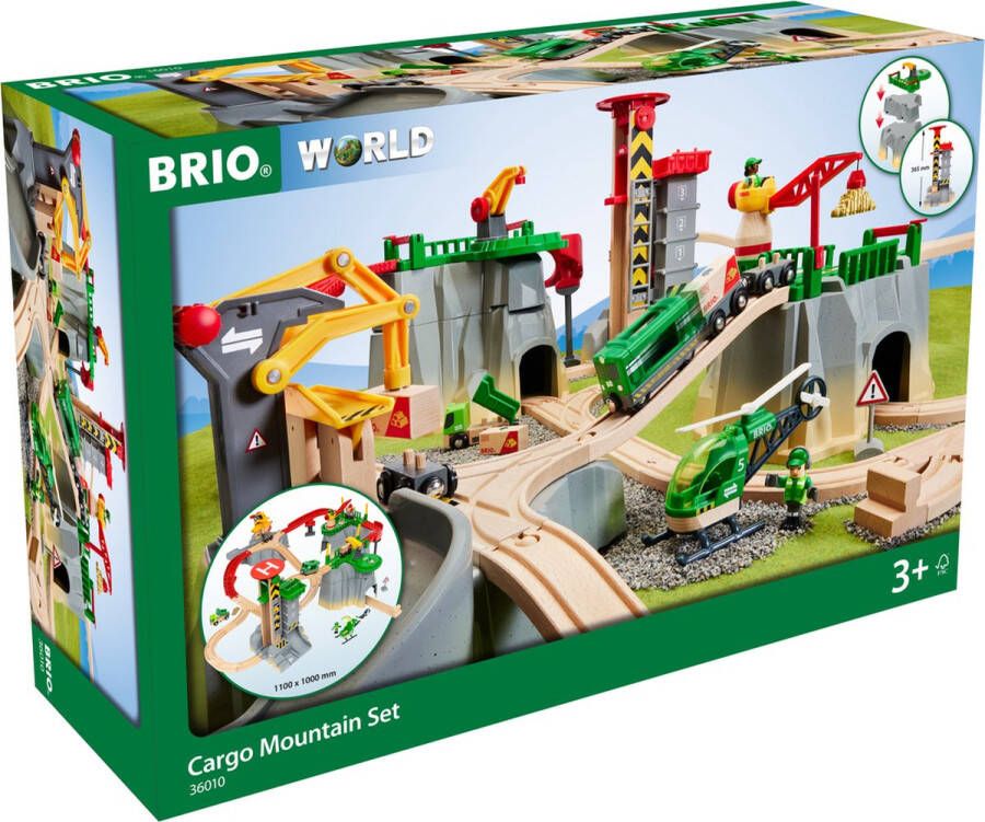 BRIO Cargo Mountain Set 36010 Treinbaan