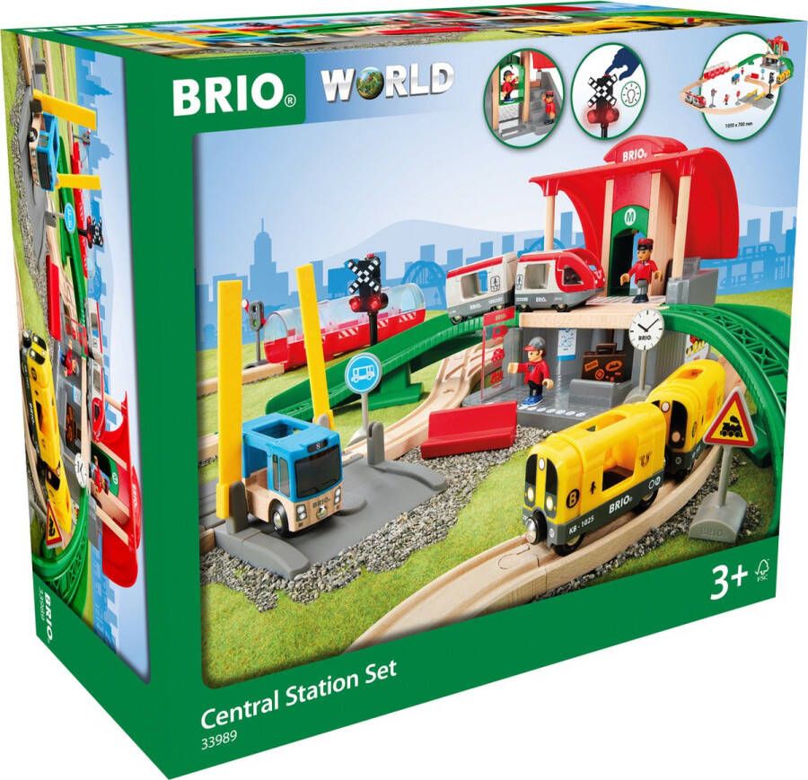 BRIO Centraal Stationset 33989 Treinbaan