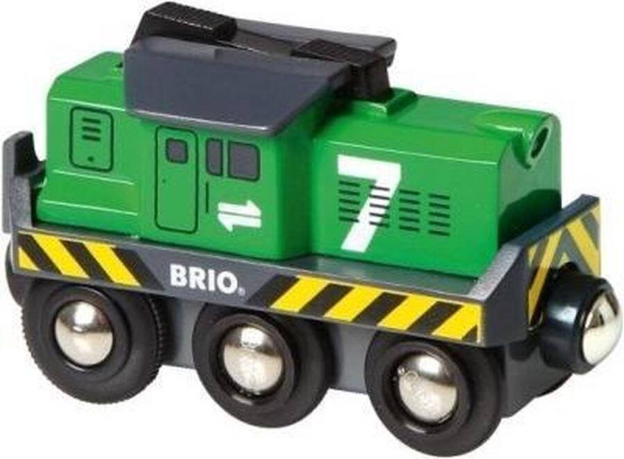 BRIO Locomotief voor goederentrein op batterijen 33214 Treinbaanonderdeel