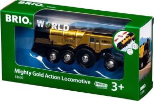 Brix Brio Mighty Gold Action Locomotive