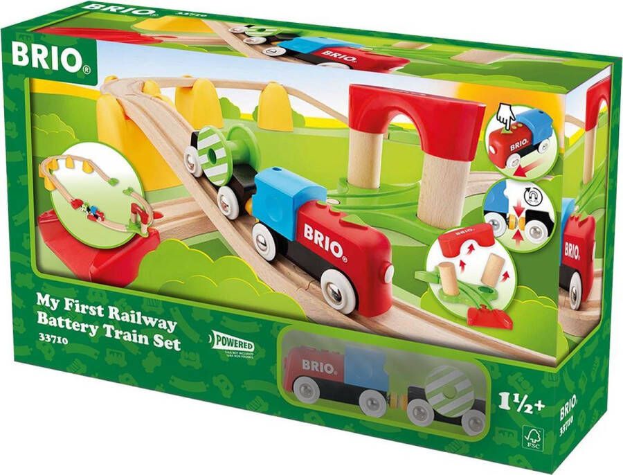 BRIO Mijn Eerste Treinset op batterijen 33710