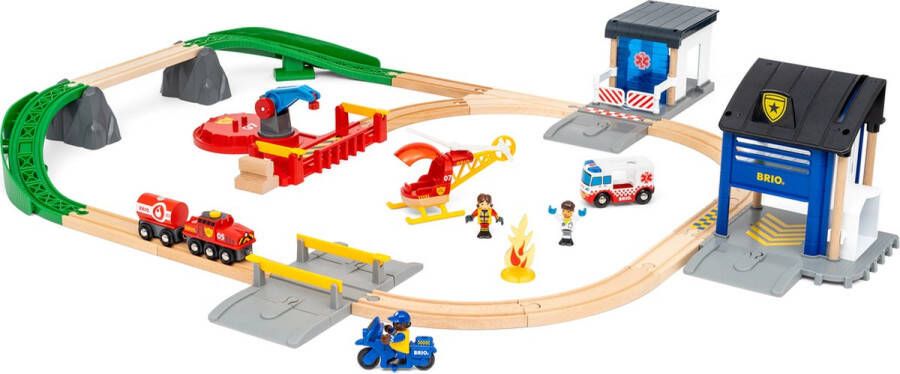 BRIO Reddingsteam Treinset 36025 Treinbaan